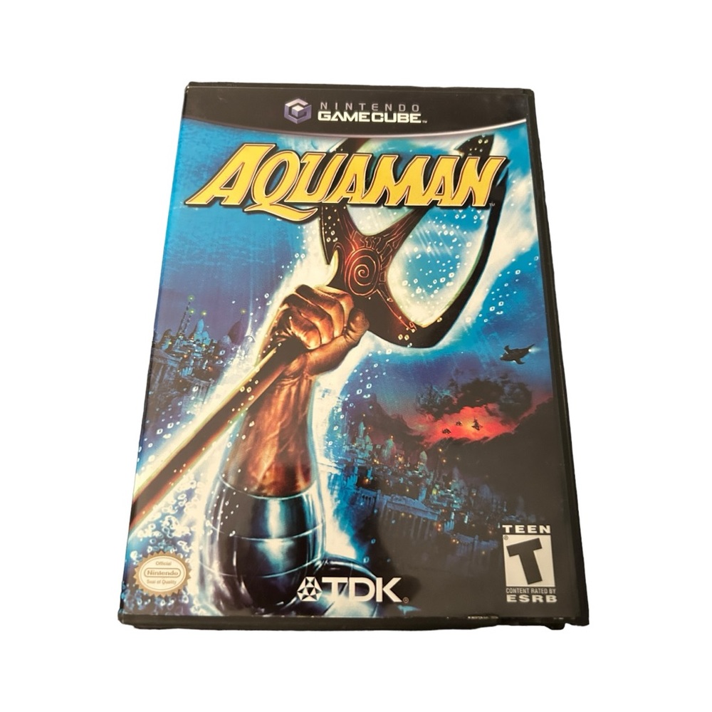 Aquaman Battle for Atlantis Nintendo GameCube Game